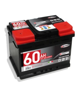 Batteria auto 60ah 12v 540a polo positivo sinistro cassetta l2